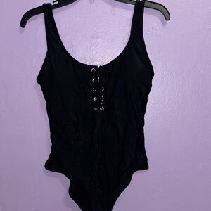 Mossimo Supply Co. Black One Piece Swimsuit